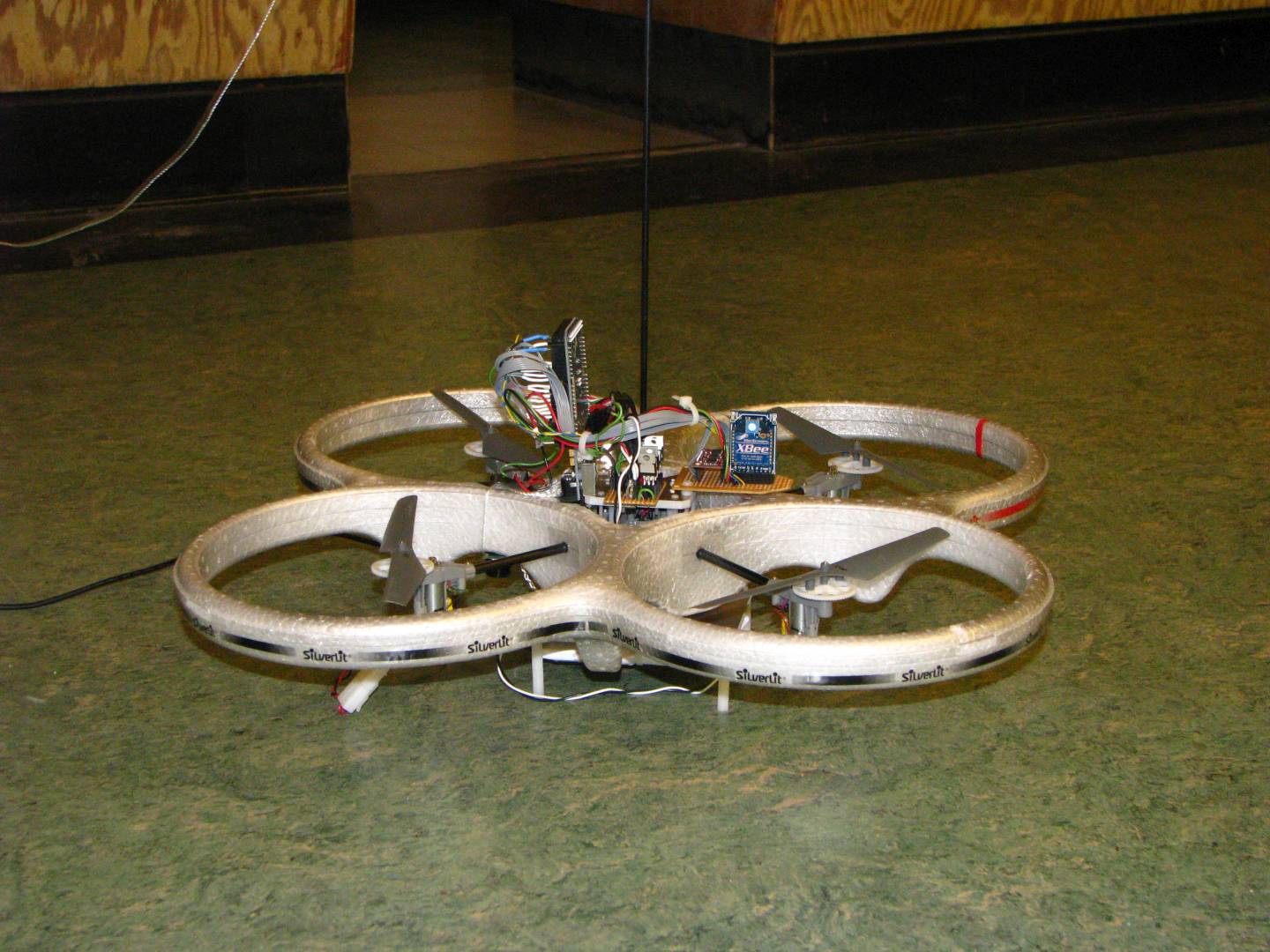 Balloon-Assisted Quadrotor Robot