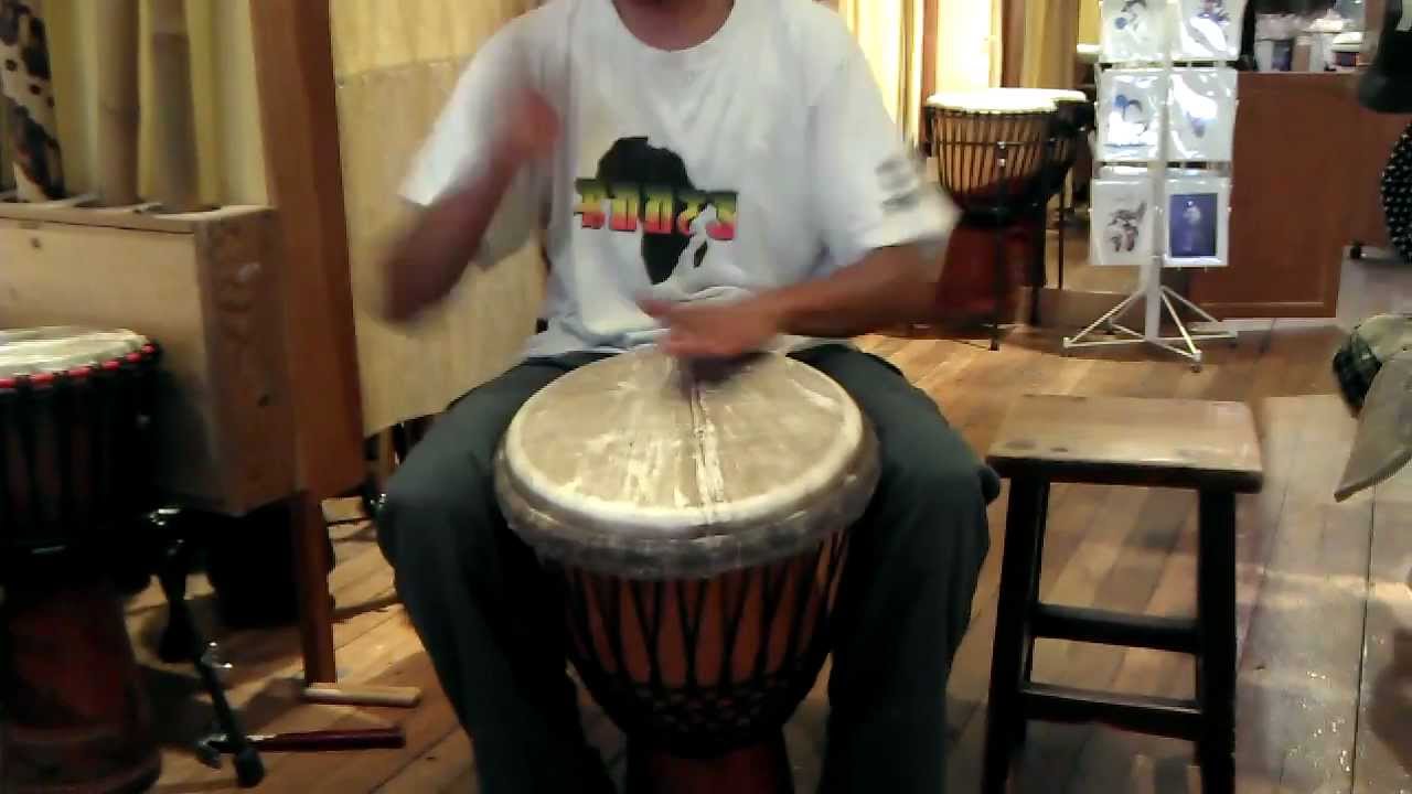 My teacher drumming